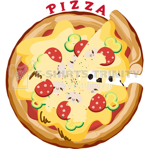 PIZZAとポメラニアン