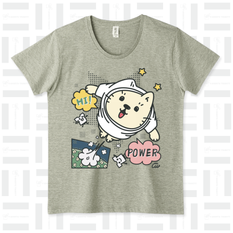 Tシャツにゃんこ