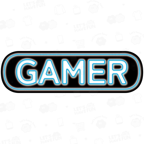 両面プリント GAMER ゲーマーTシャツ