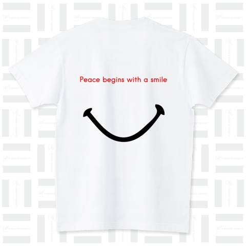 Peace begins with a smile(背面)