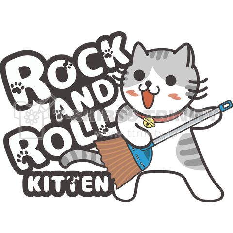 ロックなにゃんこ(子猫)