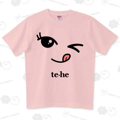 「てへ」顔Tシリーズ01