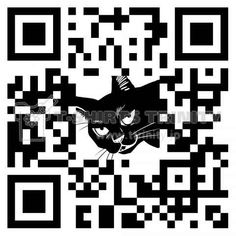 【QR-Cat】クールな黒猫