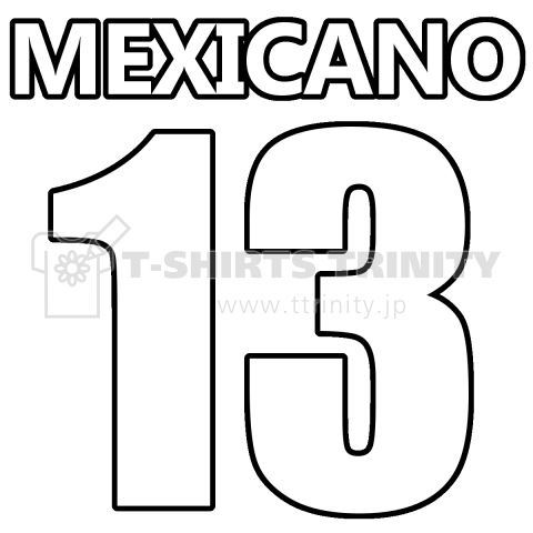 MEXICANO 13 (文字ホワイト)