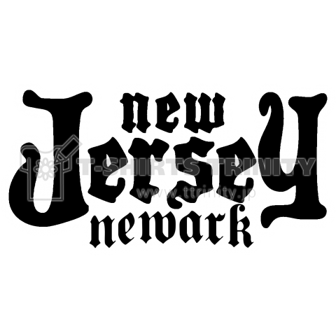 new jersey newark (縁取りホワイト)