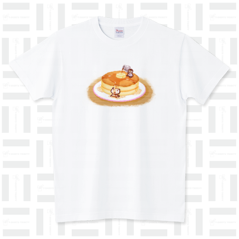 パンダホットケーキ スタンダードTシャツ(5.6オンス)