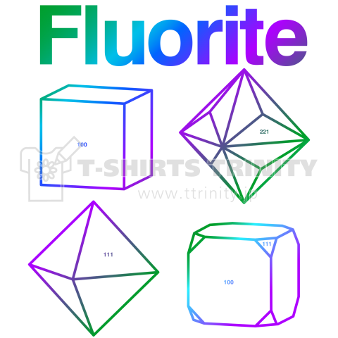 鉱式i-SQUARE.crystallogram15.1multi-fluorite