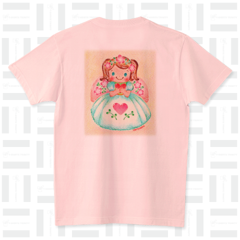 花とハートの妖精 スタンダードTシャツ(5.6オンス)