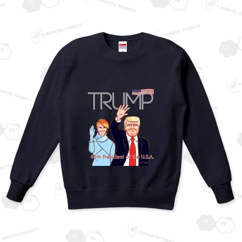 ドナルド トランプ&メラニアさんのTシャツ・第45代アメリカ大統領