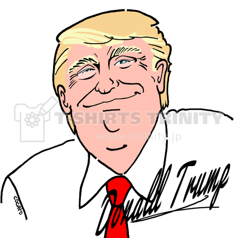 ドナルド トランプ 漫画ーアメリカ大統領 デザインtシャツ通販 Tシャツトリニティ