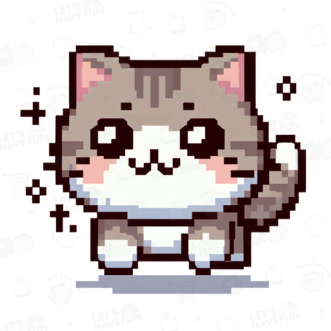 超絶かわいいドット絵ねこ【W20】