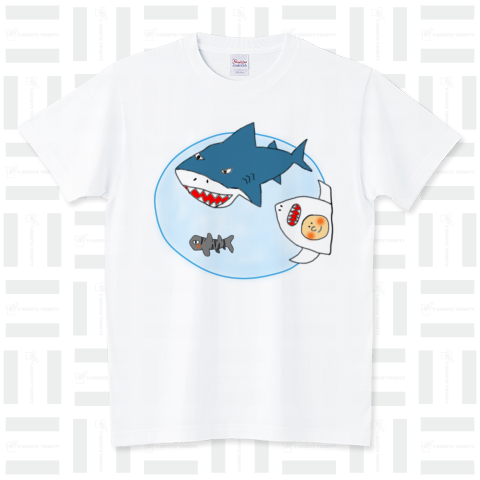 サメ スタンダードTシャツ(5.6オンス)