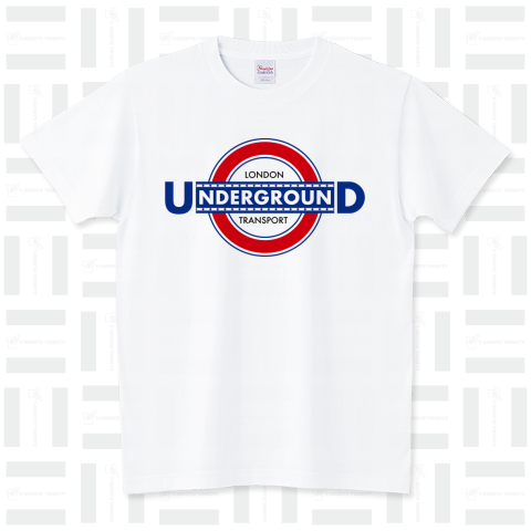 UNDERGROUND〈地下鉄〉 スタンダードTシャツ(5.6オンス)