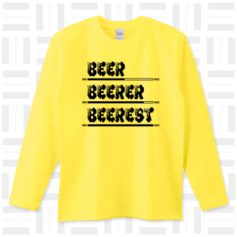 ビールの比較級〈 BEER - BEERER - BEEREST 〉