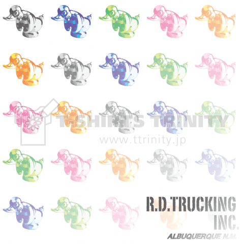 ラバーダック R D Trucking Inc デザインtシャツ通販 Tシャツトリニティ