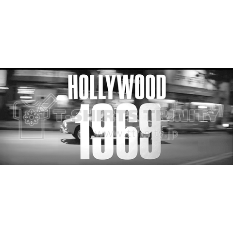 ONCE UPON A TIME IN HOLLYWOOD モノクロ