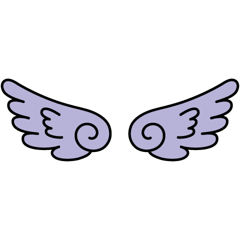 天使の羽根(ブルー翼)