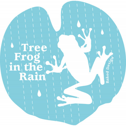 Tree Frog in the Rain 02