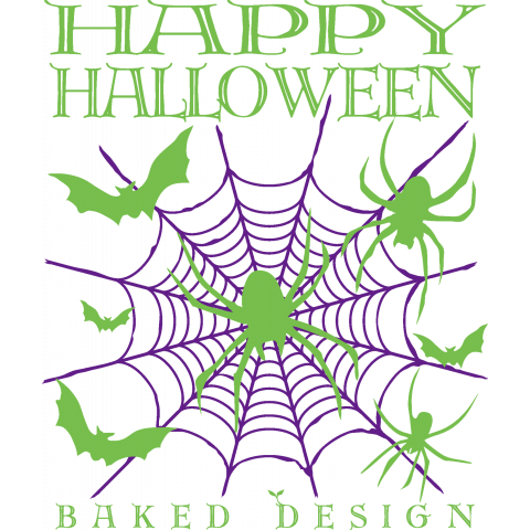 Halloween Spider & Bat 02