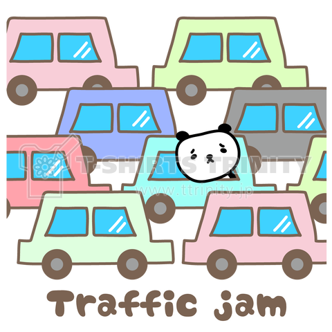 Traffic jam with Panda