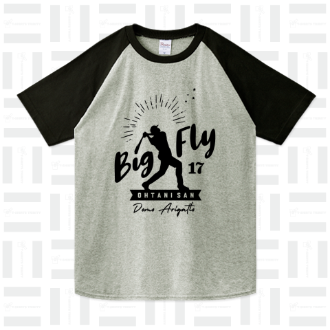 Big Fly Ohtanisan ラグランTシャツ(5.6オンス)