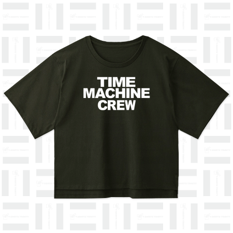 タイムマシンのクルー・時間旅行の乗員(じょういん) 白文字・Time machine crew