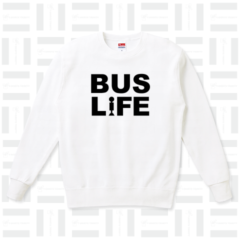 バス・ライフ BUS LIFE バスが好き・アイテム・グッズ・・路線バス・バス停・バス運転手・バス乗客・ローカルバス・都心バス・Tシャツ・乗り物・大型車・趣味・バス旅行・トラベル