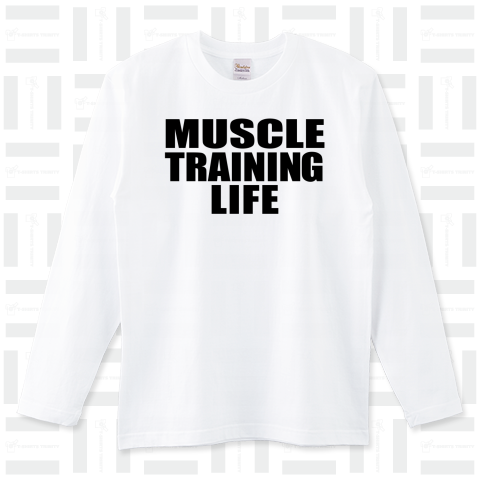 筋トレ・マッスルトレーニング・ライフ・筋肉トレーニング・Tシャツ・MUSCLE TRAINING LIFE・マッチョ・アイテム・グッズ