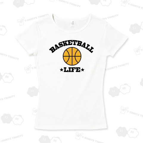 バスケットボール(basketball)ライフ・アイテム・グッズ・Tシャツ・ボール・イラスト・部活・サークル・かっこいい・かわいい・シンプル・イベント・チームT・バスケットボール部・バスケ