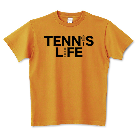 テニス Tennis ライフ 文字 アイテム デザイン ラケット ガット イラスト スポーツ Tシャツ サーブ 男子 女子 かっこいい かわいい 選手 画像 ボール 王子 応援 デザインtシャツ通販 Tシャツトリニティ
