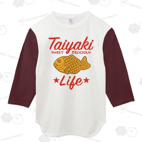 たい焼き・ライフ・TAIYAKI・アイテム・グッズ・Tシャツ・おいしい・移動販売・たい焼き大好き・Sweet・甘い・Delicious・おいしい・スイーツ・デリシャス・餡子・クリーム・あんこ・鯛焼き