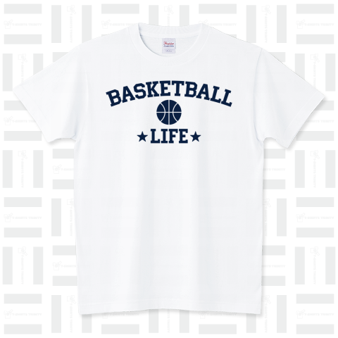 バスケットボール・ライフ・BASKETBALL・デザイン・グッズ・Tシャツ・ボール・部活・サークル・かっこいい・かわいい・男子・女子・イベント・チームT・有望・有力・確定・バスケ部・応援T