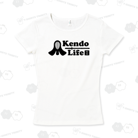 剣道・Kendo・ライフ・Life・竹刀・Shinai・縦・生活・けんどう・剣道Tシャツ・防具・イラスト・日本・アイテム・稽古・有望・確実・有力・デザイン・グッズ