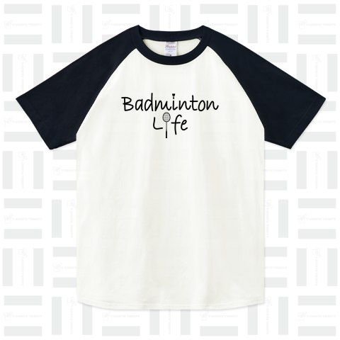 バドミントン・Badminton・文字・おしゃれ・スポーツライフ・ラリー・デザイン・Tシャツ・スポーツ・かっこいい・かわいい・女子・男子・羽球・シャトル・スマッシュ・ラケット・プレーヤー・選手