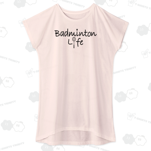 バドミントン・Badminton・文字・おしゃれ・スポーツライフ・ラリー・デザイン・Tシャツ・スポーツ・かっこいい・かわいい・女子・男子・羽球・シャトル・スマッシュ・ラケット・プレーヤー・選手