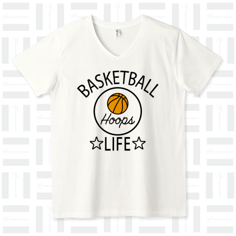 バスケットボール・BASKETBALL・Hoops・丸・デザイン・グッズ・おしゃれ・ボールイラスト・サークル・かっこいい・かわいい・バスケ男子・バスケ女子・有力・確実・部活・チームT・バスケ部・応援