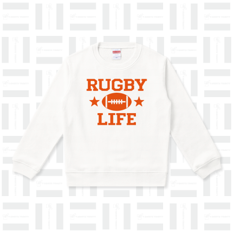 ラグビー・RUGBY・オレンジ・グッズ・デザイン・楕円形ボール・イラスト・スポーツ・Tシャツ・男子・女子・かっこいい・かわいい・選手・ラガーマン・インゴール・ラグビーユニオン・ラグビーリーグ