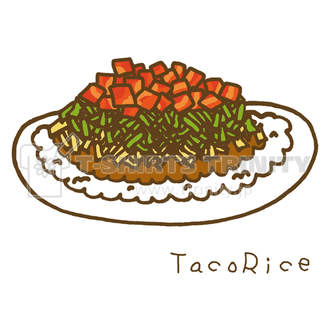 タコライス イラスト