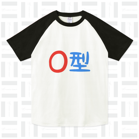 O型Tシャツ - ネタ血液型面白グッズ