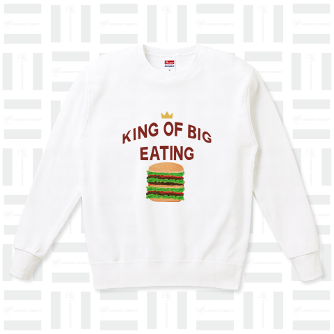 大食い王の称号Tシャツ