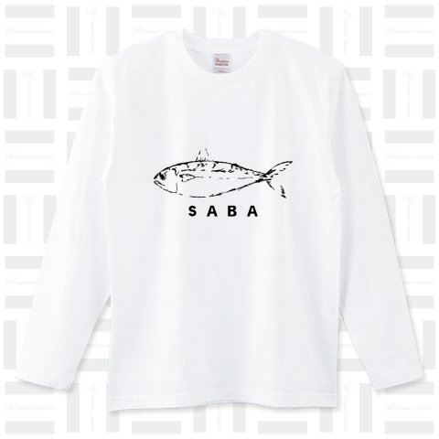 魚拓のサバTシャツ