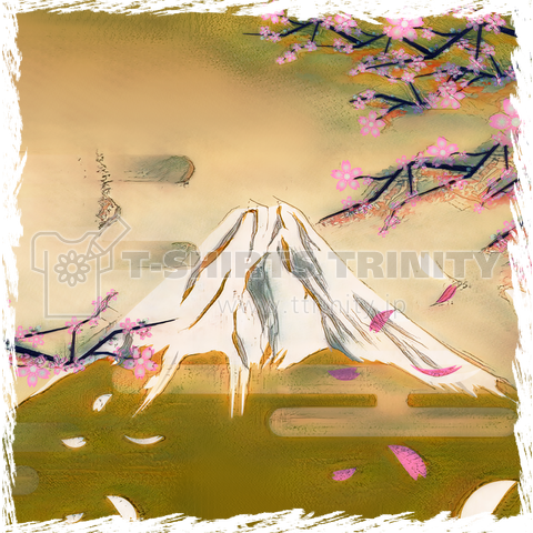 富士山の日本画