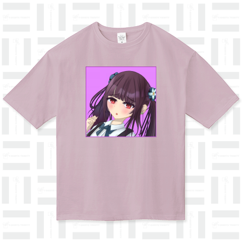 ツインテールの可愛い女の子（Tシャツ）|デザインTシャツ通販【Tシャツ