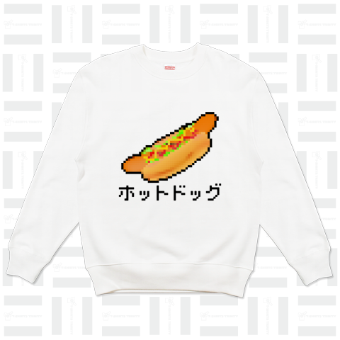 ホットドッグ ドット絵食べ物04