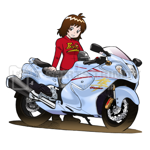 隼&バイク少女