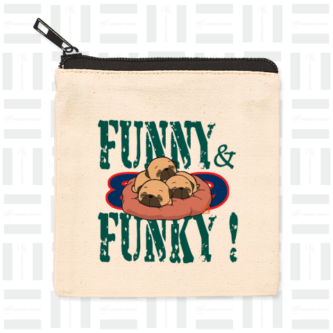 FUNNY&FUNKY! すやすや子パグ3兄妹(フォーン)