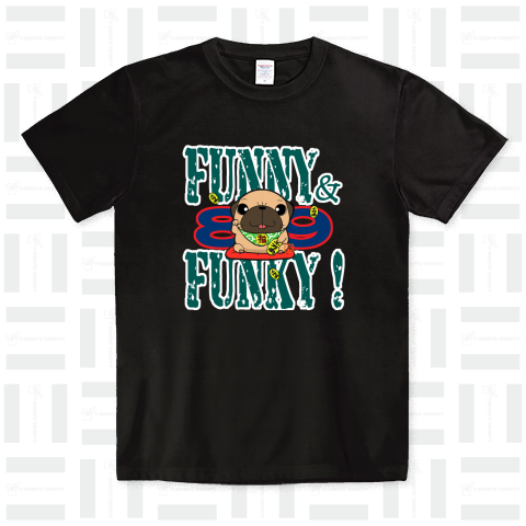 FUNNY&FUNKY!金運招きパグ(フォーン)