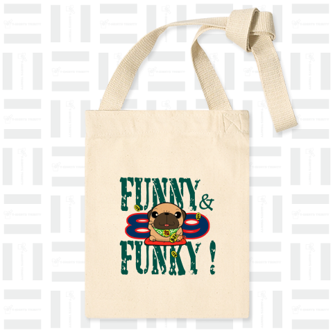 FUNNY&FUNKY!金運招きパグ(フォーン)