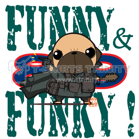 FUNNY&FUNKYパグ戦士(フォーン)