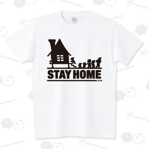 STAY HOME スタンダードTシャツ(5.6オンス)